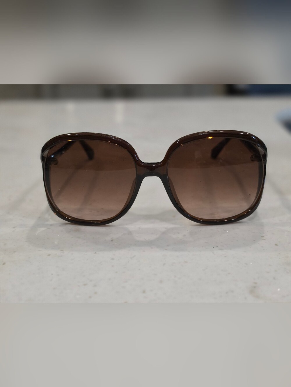Kate Spade Mackenna Sunglasses Havana Brown Square Round Oversized - Picture 5 of 10